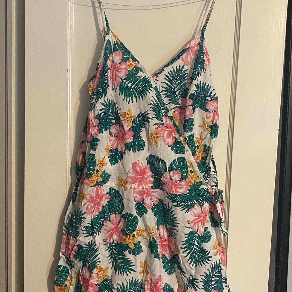 Arizona Jean Company Tropical Pink and Green Shorts
